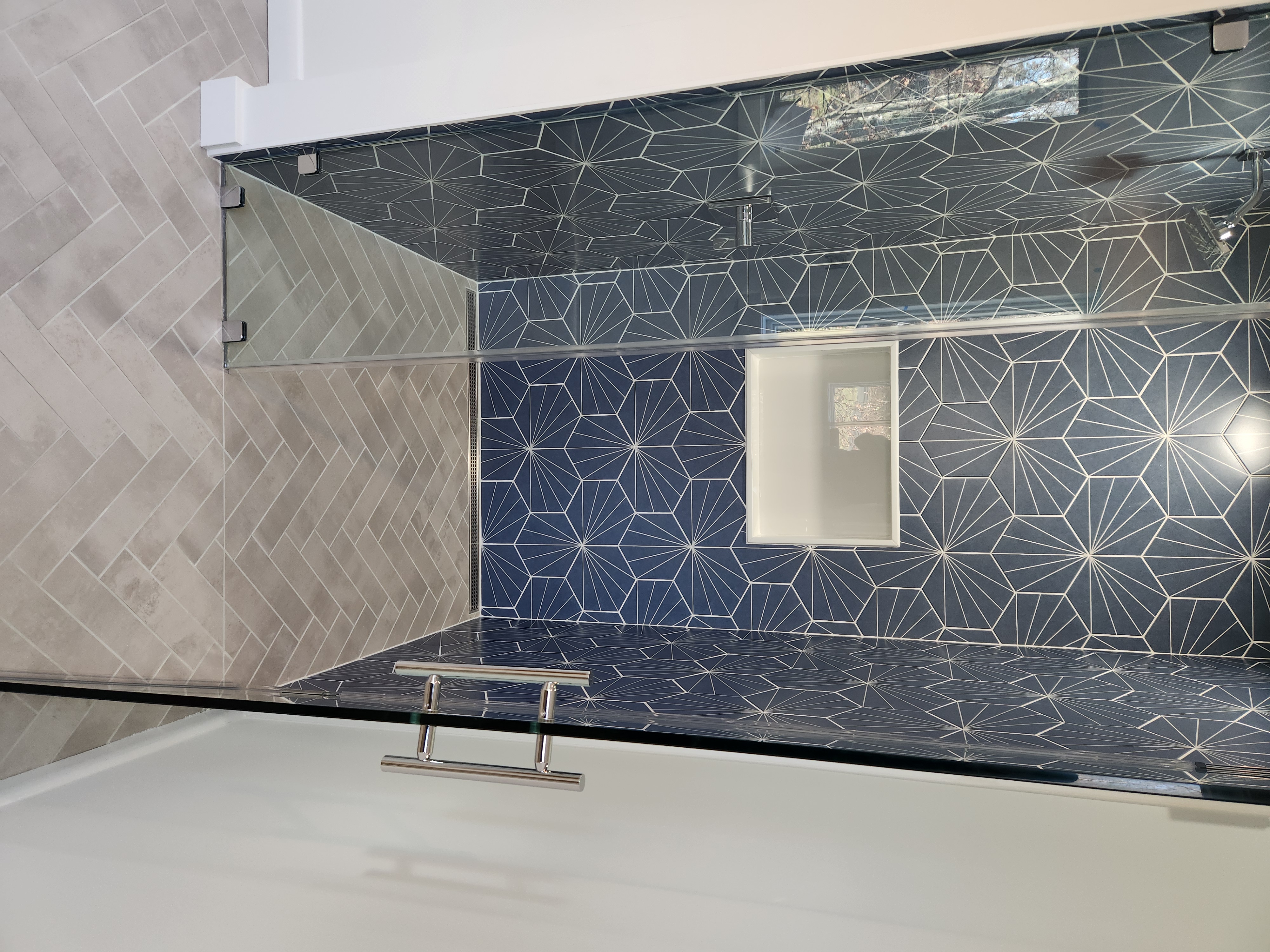 Bathroom renovation in progress